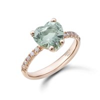 Anillo Dezulian Gioielli Mujer La Vie en Rose in Oro Prasiolite 2.18 Ct ACU09 PRASOLITE - ACU09 PRASOLITE